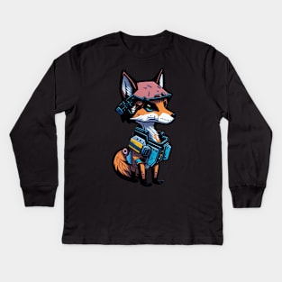 Cyber Fox Kids Long Sleeve T-Shirt